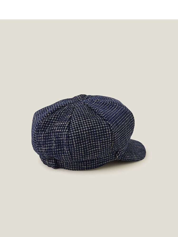 Accessorize Blue Boy Tweed Baker Hat - Image 2 of 3