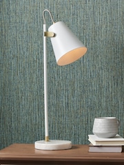 Pacific White Theia Task Table Lamp - Image 1 of 5