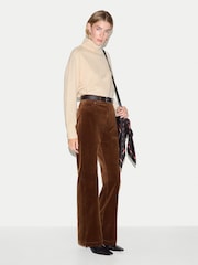 Jigsaw Cream Wool Cashmere Turtle Jumper - Image 3 of 4