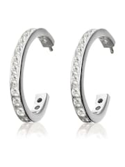 Beaverbrooks Cubic Zirconia Hoop Earrings - Image 1 of 7