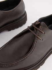 Brown EDIT Cleated Leather Apron Toe Shoes - Image 5 of 6