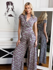 HotSquash Purple Wide Leg Jumpsuit - Image 1 of 3