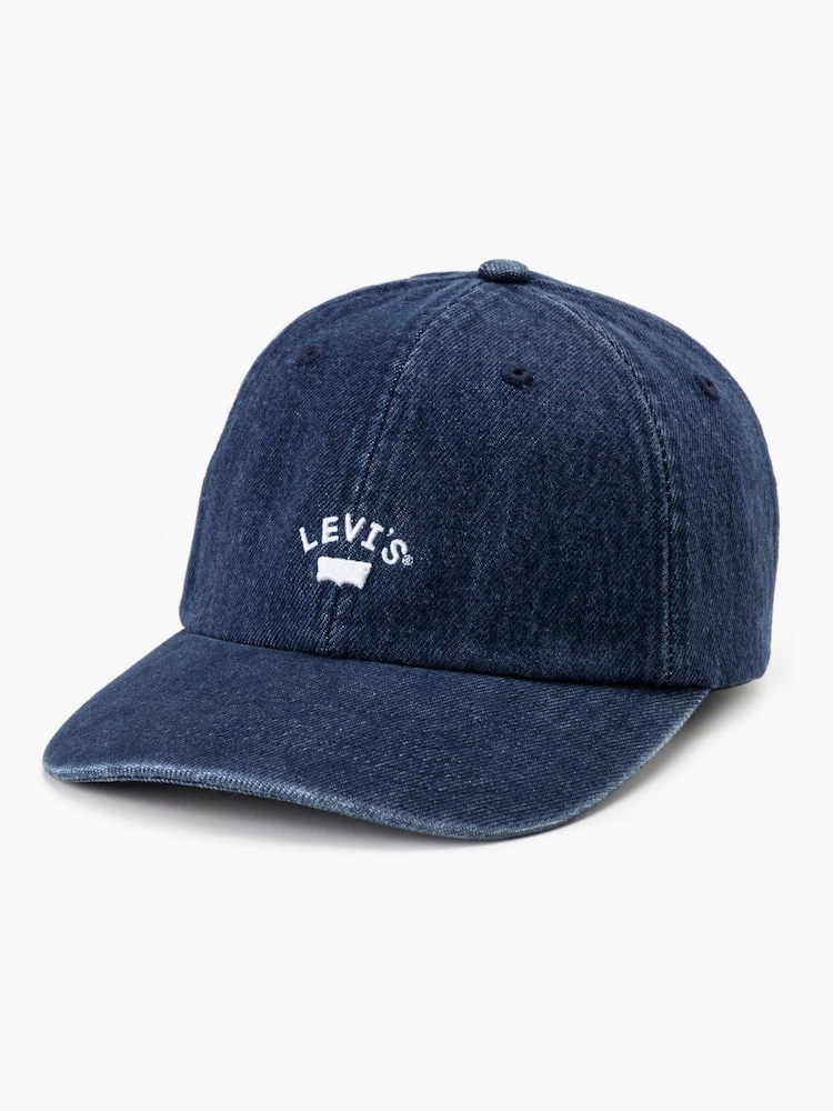 Levi's® Dark Blue Batwing Logo 100% Cotton Cap - Image 1 of 4