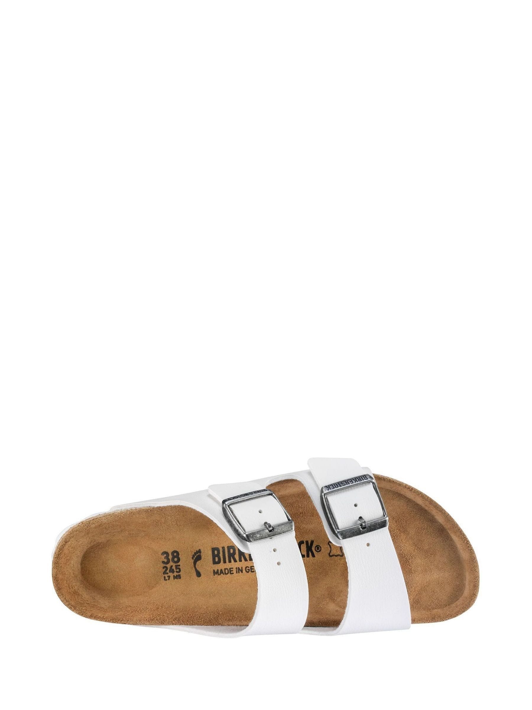 Buy Birkenstock White Arizona Birko Flor Sandals from Next