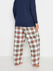 Yours Curve White Fleece Pyjama Bottoms - Image 3 of 5