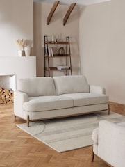 Casual Boucle Light Natural Ellison 3 Seater Sofa - Image 1 of 9