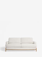 Casual Boucle Light Natural Ellison 3 Seater Sofa - Image 3 of 9