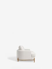 Casual Boucle Light Natural Ellison 3 Seater Sofa - Image 6 of 9