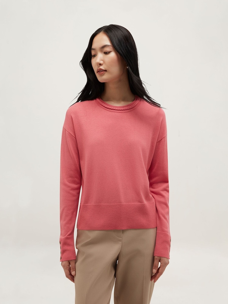 Hobbs Pink Nyla Jumper - Image 1 of 6