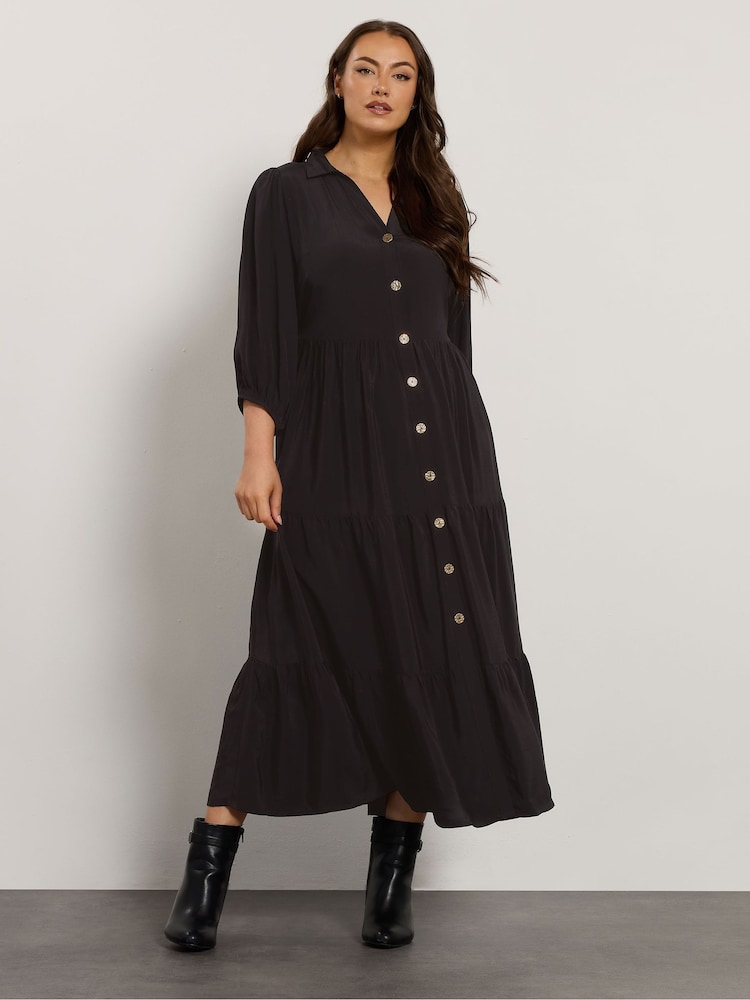Evans Premium Tiered Maxi Dress - 3의 이미지 2