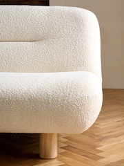 Casual Boucle Oyster Natural Otis Sofa Bed - Image 5 of 11