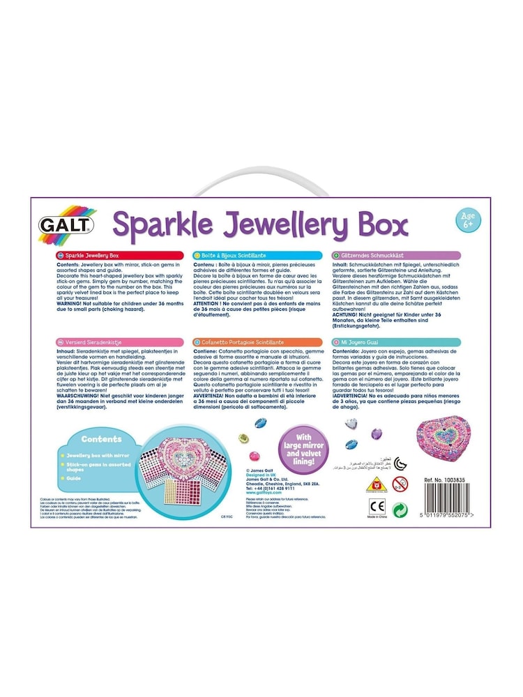 Galt Toys Multi Sparkle Jewellery Box - Image 2 of 4 Galt Toys Multi Sparkle Jewellery Box - Image 2 of 4