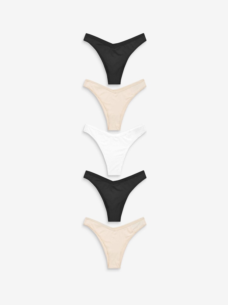 Couleur praline - Culotte en microfibre 5 Pack - Image 1 de 5