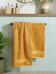 Yellow Mustard Egyptian Cotton Towel - Image 2 of 5