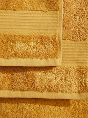 Yellow Mustard Egyptian Cotton Towel - Image 3 of 5