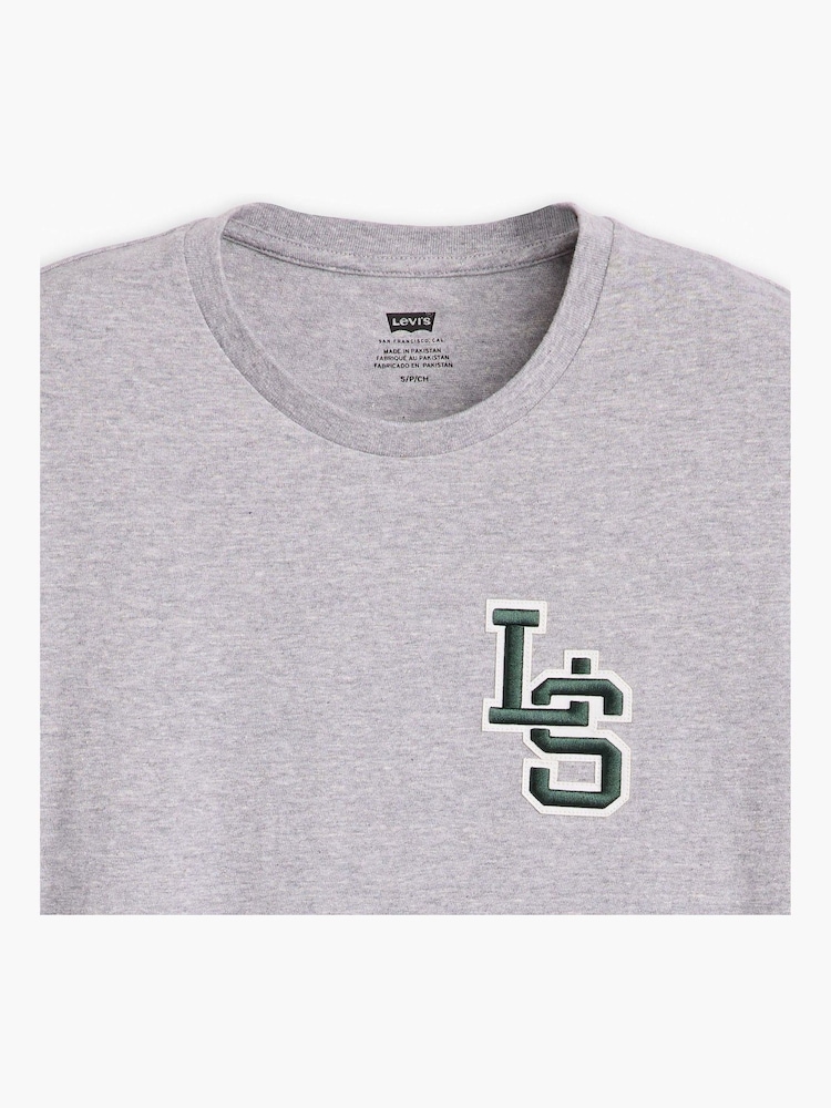 Grau meliert - Levi's® The Perfect T-Shirt aus 100 % Baumwolle - Bild 6 von 6