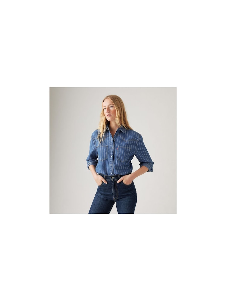 Levi's Muse I Call 100% Cotton Teodora Western Shirt - Image 1 of 4