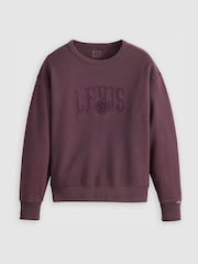 Levi's® Plum Perfect 100% Cotton Graphic Heritage Crewneck Sweatshirt - Image 5 of 6