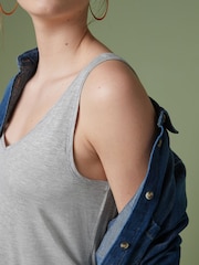 Grey Marl Slouch Vest - Image 3 of 5