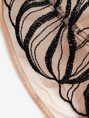 Black Non Pad Non Wire Signature Embroidered Bra - Image 8 of 9