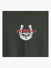 Levi's® Horseshoe Pirate Black Graphic Boxy 100% Cotton T-Shirt - Image 5 of 6