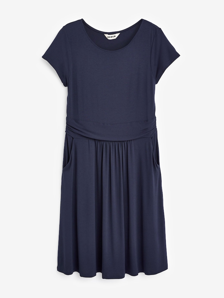 Marineblau - Boden Amelie Jersey-Kleid - Bild 5 von 5 Marineblau - Boden Amelie Jersey-Kleid - Bild 5 von 5