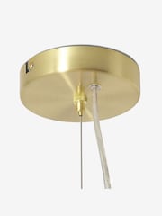 MADE.COM Brass/Opal Globe Chandelier Ceiling Light - Image 3 of 3