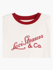 Levi's® Egret Sundried Tomato Graphic Essential Sporty 100% Cotton T-Shirt - Image 6 of 7