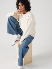 Levi's® White Swan 100% Cotton Graphic Heritage Crewneck Sweatshirt - Image 4 of 6
