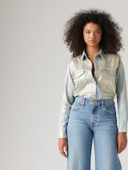 Levi's® Optical Illusion Iconic Lightweight Western 100% Cotton Shirt - Image 3 of 7