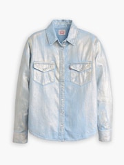 Levi's® Optical Illusion Iconic Lightweight Western 100% Cotton Shirt - Image 5 of 7