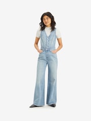 Levi's® – Denim-Jumpsuit mit weitem Bein aus 100 % Baumwolle - Bild 1 von 6