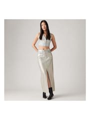 Levi's® Optical Illusion Ankle Column 100% Cotton Skirt - Image 4 of 8
