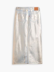 Levi's® Optical Illusion Ankle Column 100% Cotton Skirt - Image 7 of 8