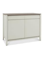Bentley Designs Soft Grey Bergen Narrow Sideboard And Wide Top Unit Set - Image 3 of 5