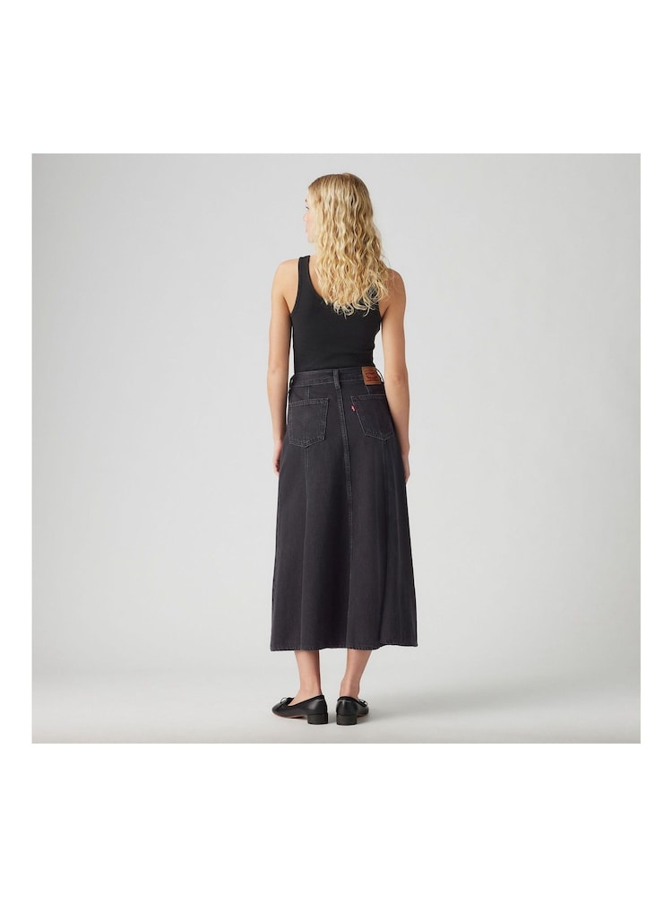 Levi's® Cherish The Day Fit and Flare 100% Cotton Skirt - Image 2 of 6