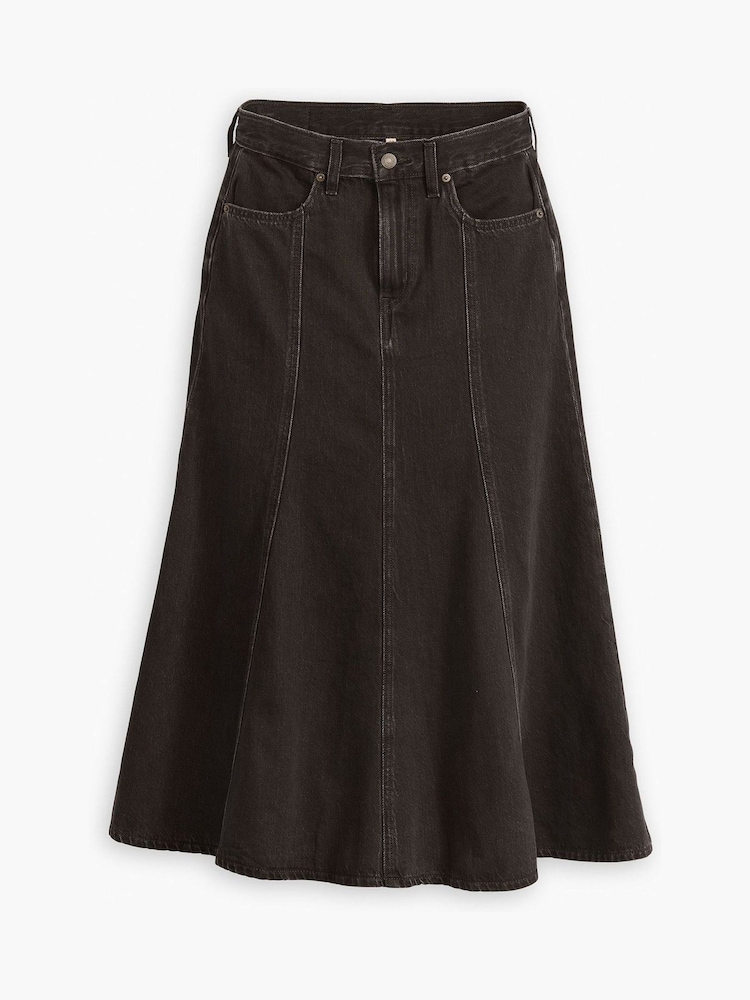 Levi's® Cherish The Day Fit and Flare 100% Cotton Skirt - Image 4 of 6