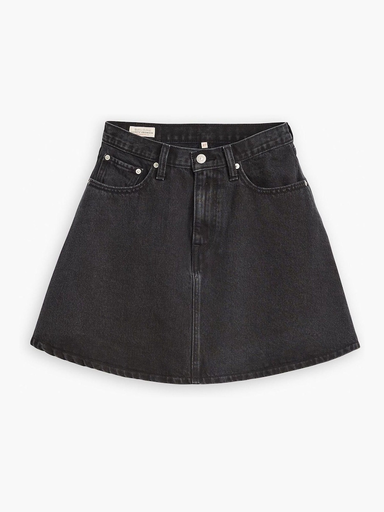 Open Minded Black - Spódnica mini Levi's® z falbanką - Image 6 of 8