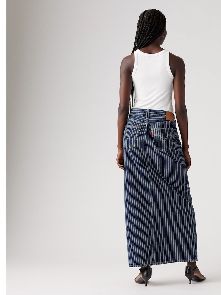 Levi's® Partly Masked Ankle Column 100% Cotton Skirt - Image 2 of 8