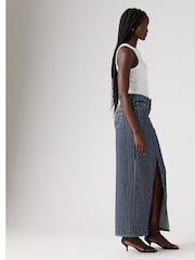 Levi's® Partly Masked Ankle Column 100% Cotton Skirt - Image 5 of 8