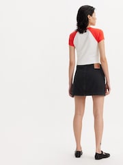 Levi's® Open Mind Black 100% Cotton Wrap Skirt - Image 3 of 4