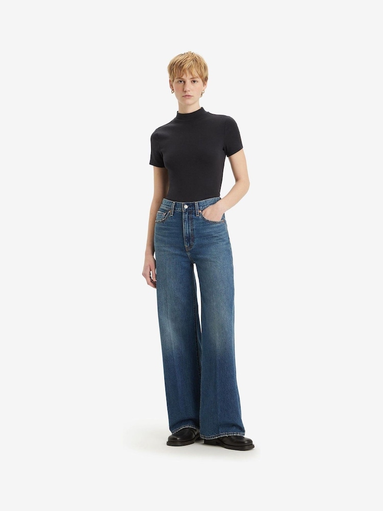Levi's® Polar Perimiter Ribcage Wide Leg 100% Cotton Jeans - Image 4 of 10