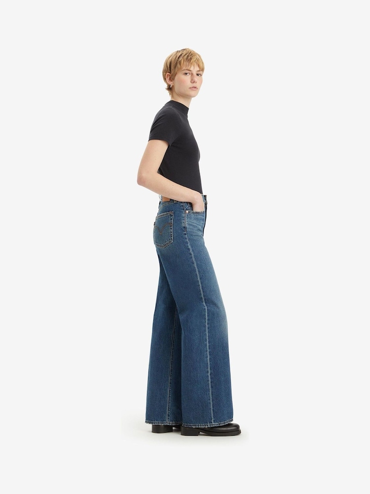 Levi's® Polar Perimiter Ribcage Wide Leg 100% Cotton Jeans - Image 6 of 10