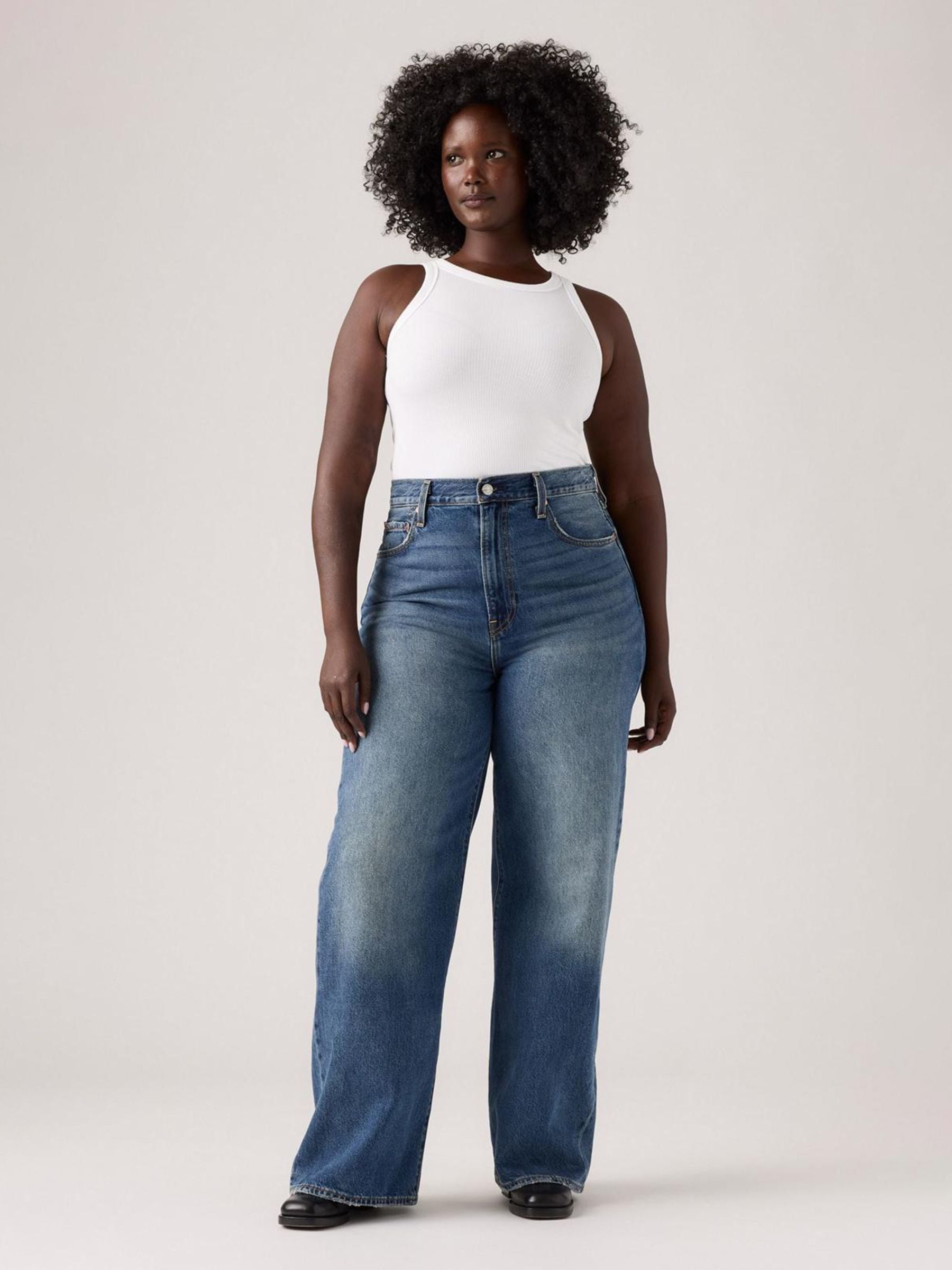 Buy Levi's® Polar Perimiter Ribcage Wide Leg Jeans from Next Romania