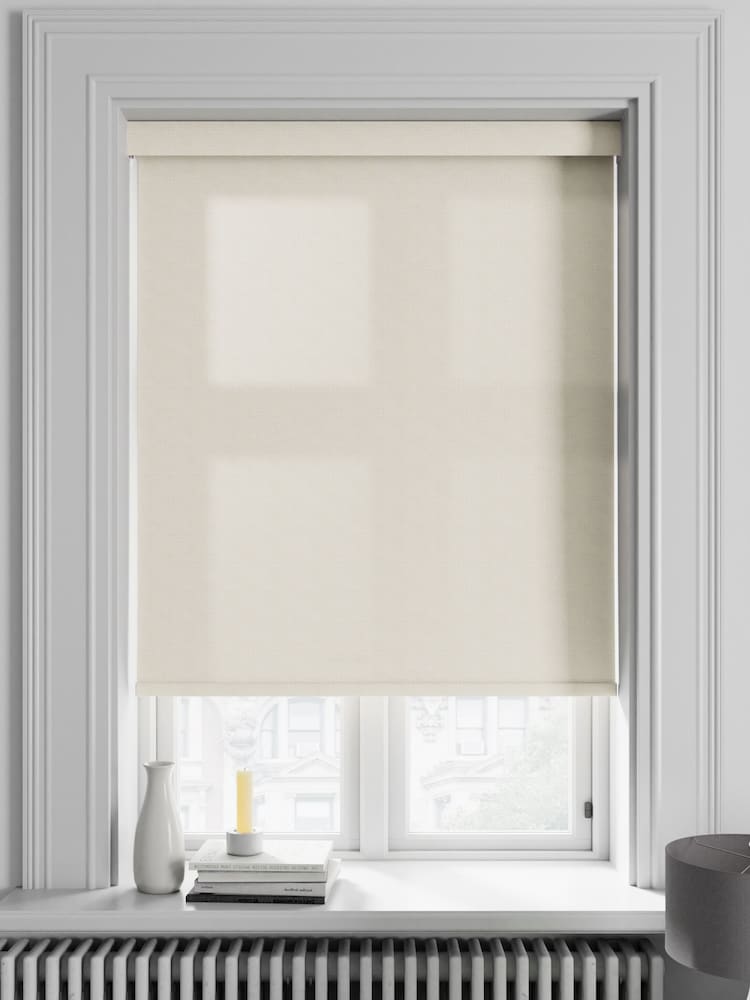 Butter Cream Dottie Made To Measure Roller Blind - Image 1 of 4