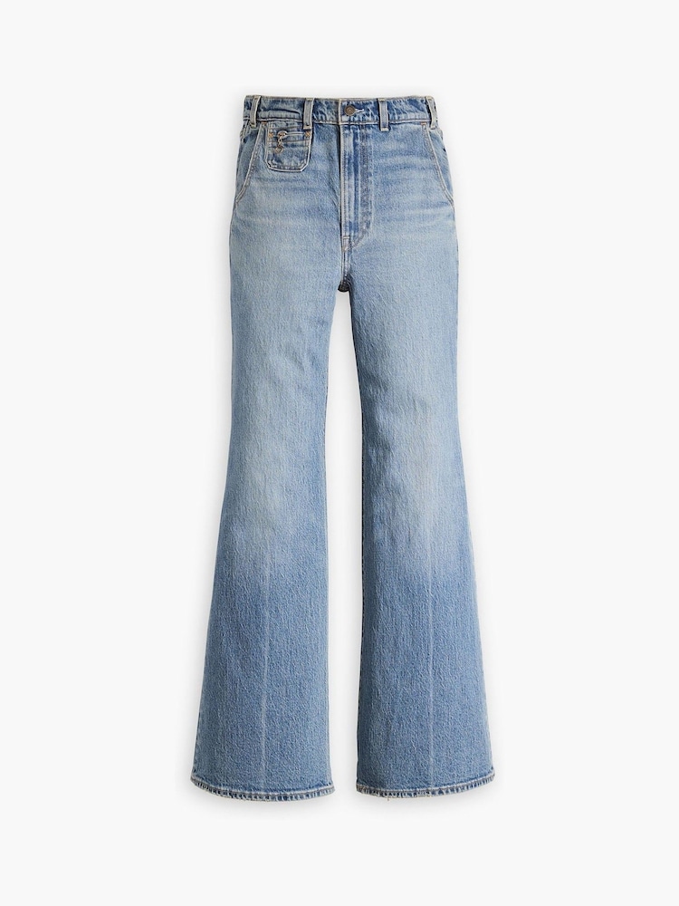Levi's® Blue Ribcage Bell Jeans - Image 6 of 9