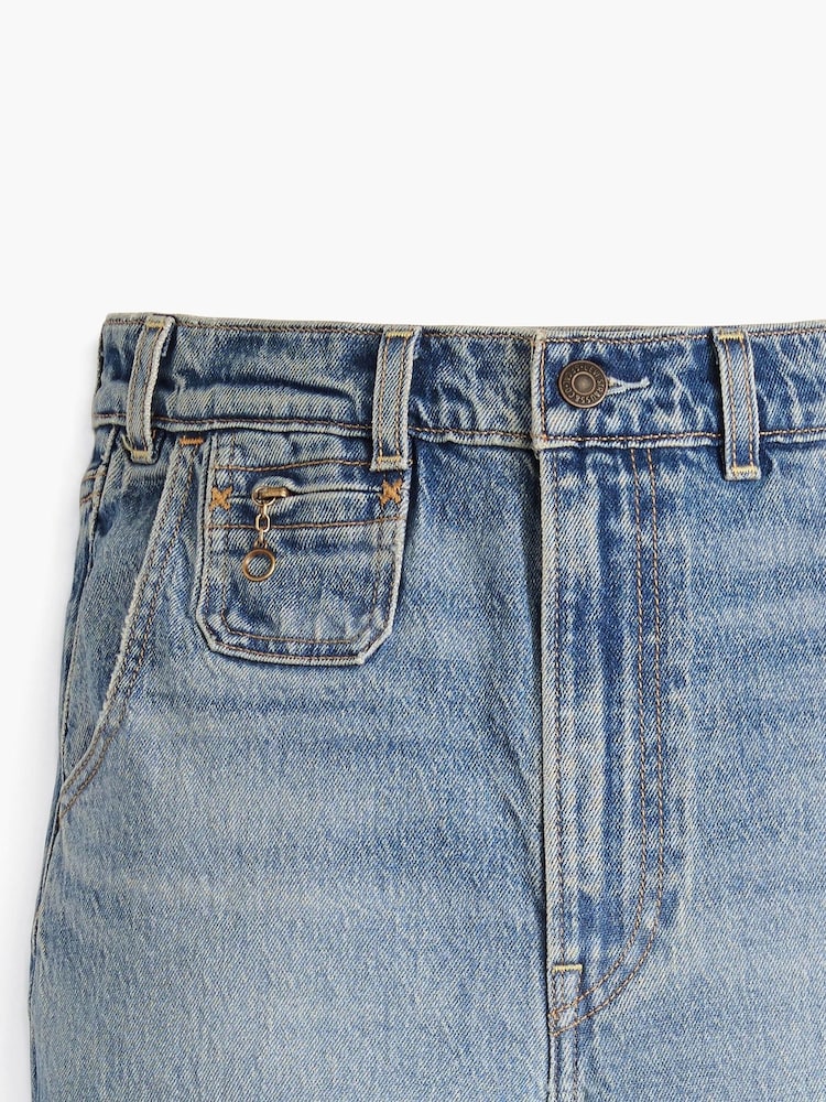 Levi's® Blue Ribcage Bell Jeans - Image 7 of 9