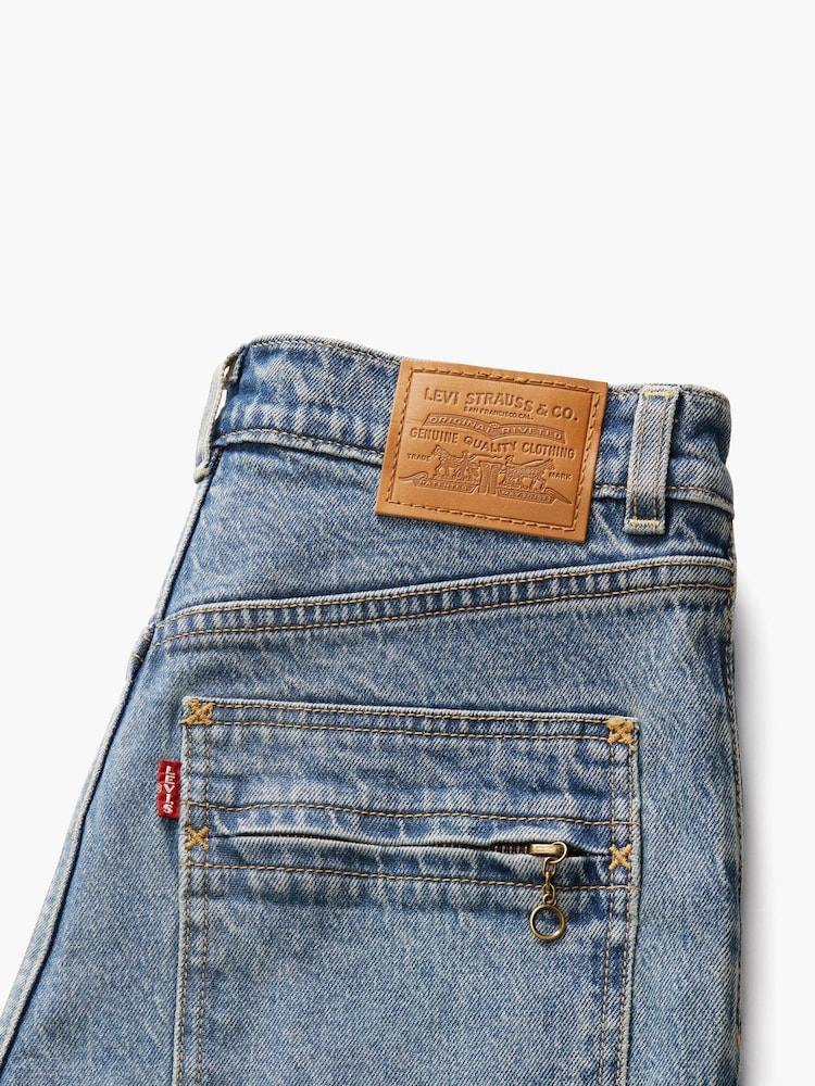 Levi's® Blue Ribcage Bell Jeans - Image 8 of 9