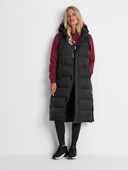 Tog 24 Black Newall Long Padded Gilet - Image 4 of 9
