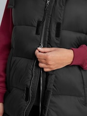 Tog 24 Black Newall Long Padded Gilet - Image 6 of 9